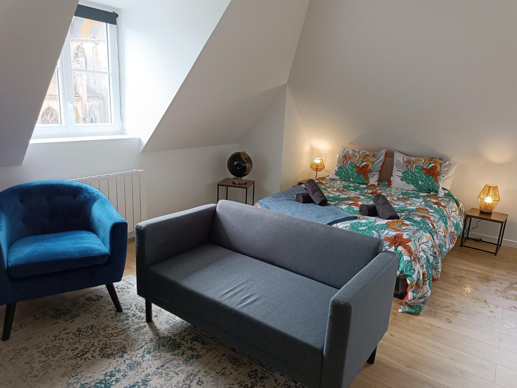 Ferienwohnung Elegant Studio ~Hyper Centre~ Coutances Exterior foto