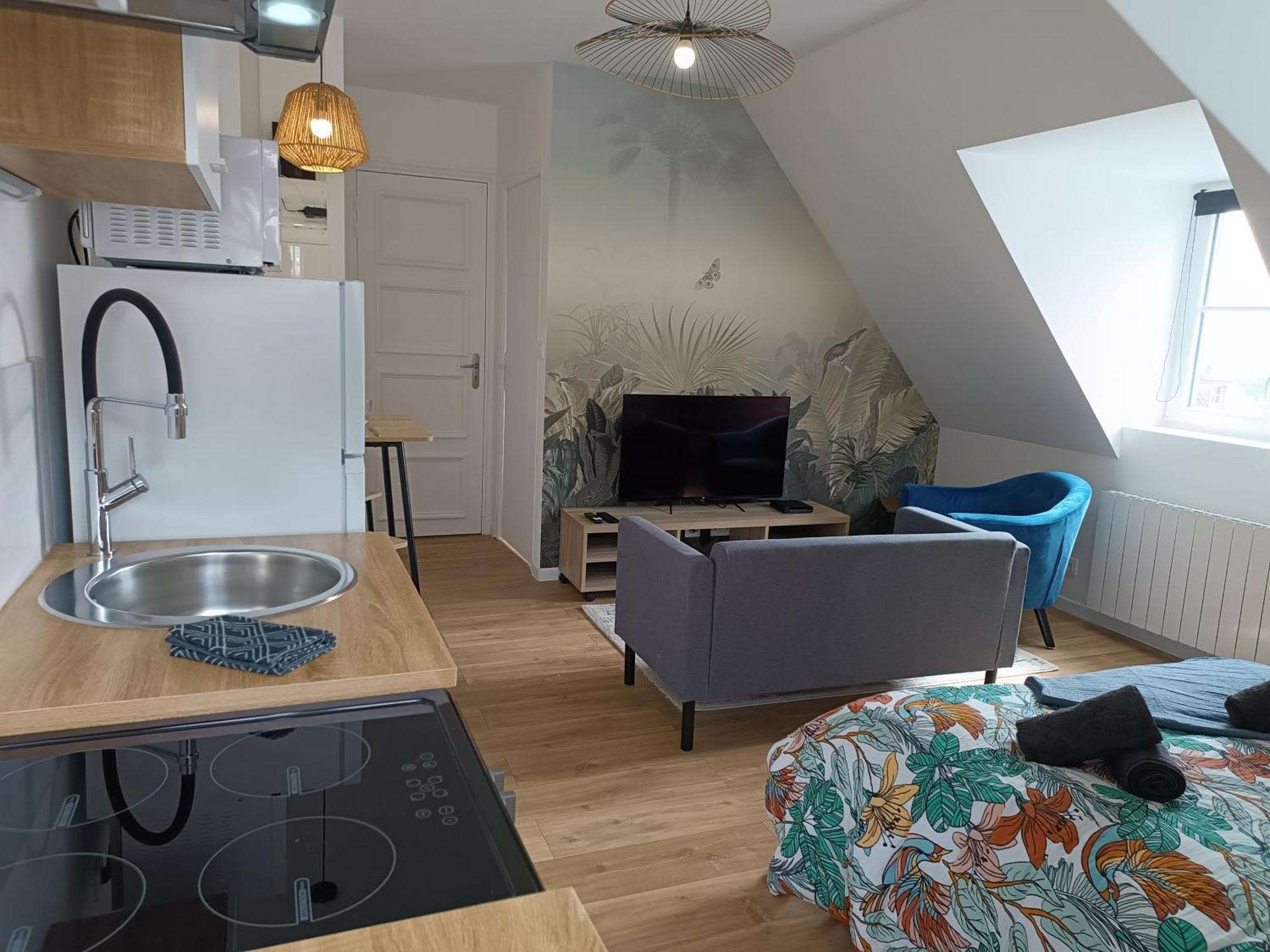 Ferienwohnung Elegant Studio ~Hyper Centre~ Coutances Exterior foto